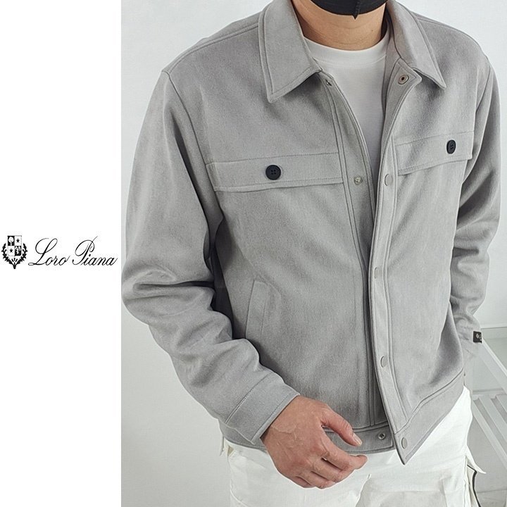 LOROPIANA 로로피아나 남성 스웨이드 자켓