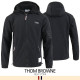 THOM BROWNE 톰브라운 블랙 4바 윈드 자켓