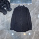CHROME HEARTS 크롬하츠 7064 세메터리 크로스 레더 패치 웨스턴 데님 셔츠 자켓