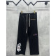 CHROME HEARTS 크롬하츠 7067 메티 보이 다이스 그래픽 스웨트 팬츠