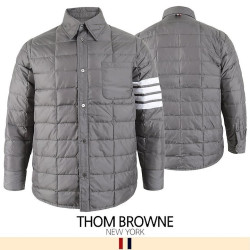 THOM BROWNE 톰브라운 4바 덕다운 패딩 셔츠