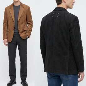 MAISON MARGIELA 메종마르지엘라 스웨이드 블레이저