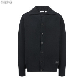 BURBERRY 버버리 캐시미어 카라 니트 가디건