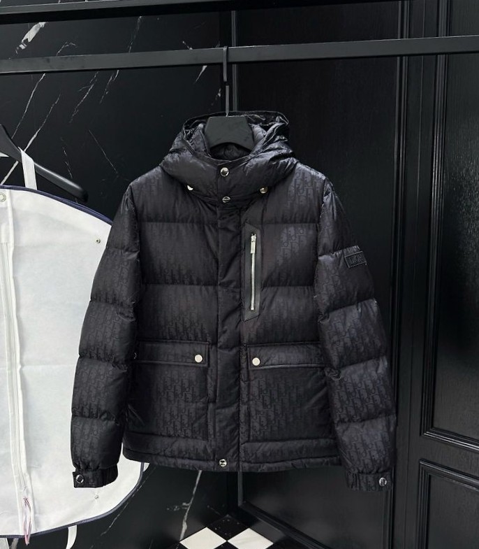 DIOR 디올 25143 지퍼 오블리크 다운 패딩