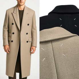 MAISON MARGIELA 메종마르지엘라 더블 롱코트