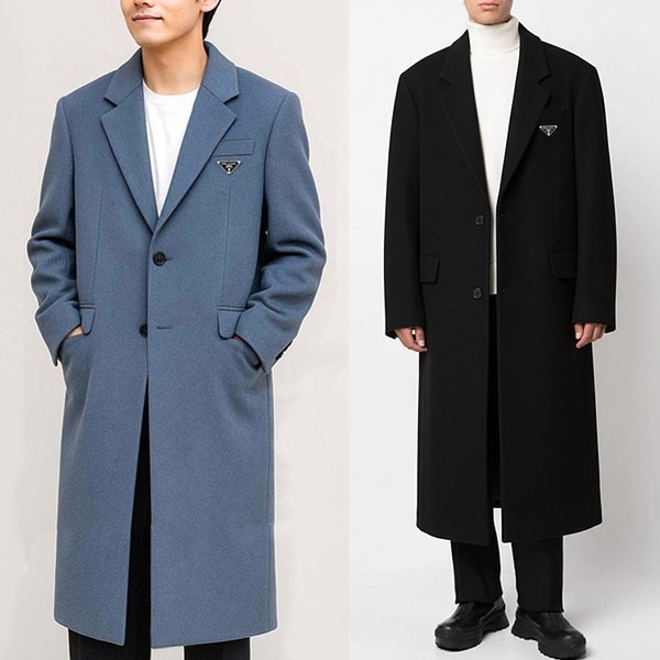 PRADA 프라다 플레이트 싱글코트