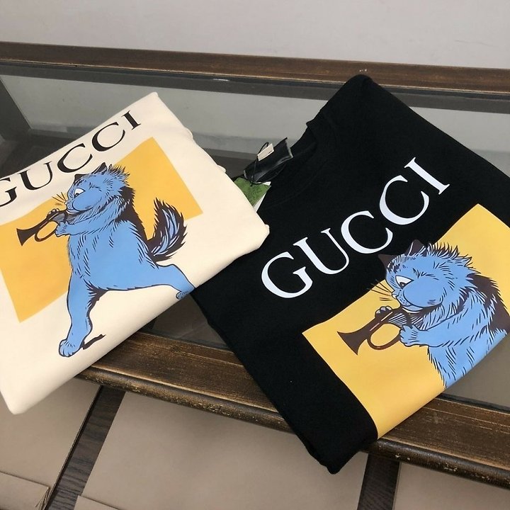 GUCCI 구찌 트럼펫 부는 캣츠 맨투맨